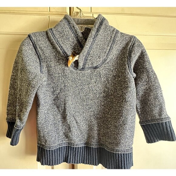 Oshkosh‎ Genuine Boy's 18 Month Long Sleeve Blue Gray Sweatshirt Pullover - Picture 1 of 5
